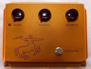 Klon Centaur Professional Overdrive Gold Guitar FX Effect Pedal / Stompbox
