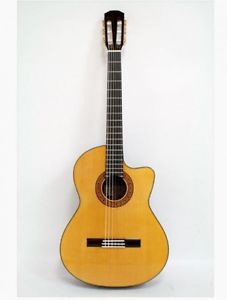 K.YAIRI Nylon Series CE-3D NAT w/hard case F/S Guiter Bass From JAPAN #Q593