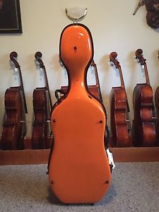Cello Cellokasten Celloetui Cellokoffer X-Light GEWA Original Carbon Karbon