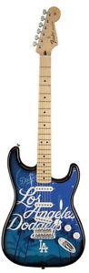 Fender Los Angeles Dodgers MLB Stratocaster Guitar