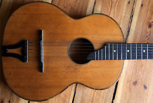 EXTREMELY RARE VINTAGE 30s ESTE FELIX STÄRKE HAMBURG FOLK RAGTIME GITARRE MASSIV