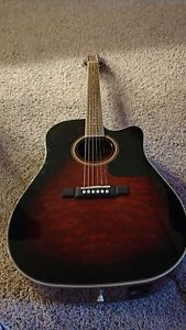 washburn acoustic electric guitar