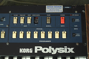 Korg Polysix synthesizer working but need repair or for parts