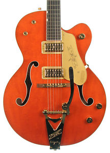 Gretsch G6120 Chet Atkins Electric Guitar, Western Orange (Pre-Owned)