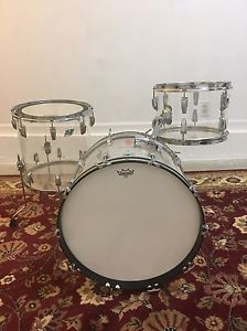 Ludwig Vistalite 1976 Vintage 3pc Drum Set