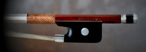 A fine French certified violin bow by Louis Bazin - Raffin Certificate