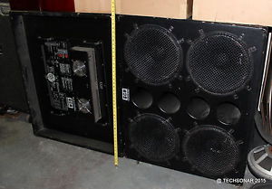 2 UNITS  of  BGW 2200 Powered Subwoofer w/  4 pieces  of  McCauley 15" Speakers