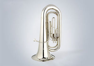 New Eastern Music Bb TUBA Nickel silver plated three piston key standard 3/4type
