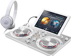 Pioneer DDJ-WeGO4-W ATH-S100 DJ Controllor audio-technica Headphone Set Japan