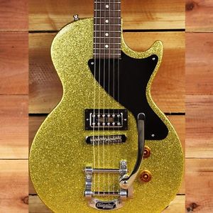 GIBSON LES PAUL MELODY MAKER Special Gold Sparkle & Bigsby! Mint! TV Jones PU!