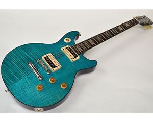 Gibson Custom Shop Tak Matsumoto DC Standard Flame Top Aqua Blue F/S #A2598