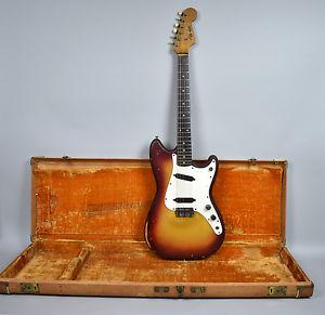 1961 Fender Duo Sonic American Original Vintage Electric Guitar Sunburst OHSC