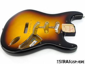Vintage 59 RI USA Fender Strat BODY Stratocaster NITRO 3 Color Sunburst SALE!