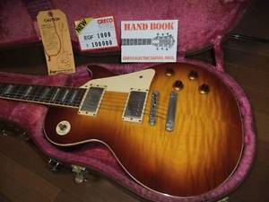 GRECO SuperReal EGF1000 1981 Made in Japan Vintage w/OHSC E-guitar