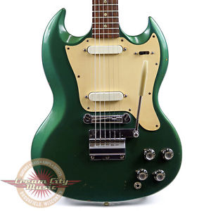 RARE VINTAGE 1966 GIBSON MELODY MAKER D ELECTRIC GUITAR PELHAM BLUE FINISH