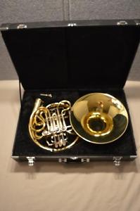 YAMAHA YHR-567D GEYER SERIES DOUBLE FRENCH HORN - WITH DETACHABLE BELL