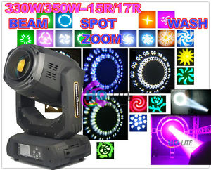 350W 17R Beam Moving Head Light Spot/Beam/Wash/Zoom 3in1 Beam light Biprism 16+8