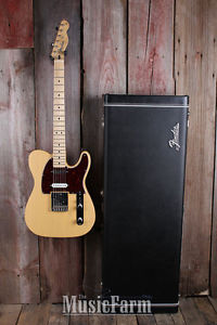 Fender® Deluxe Nashville Telecaster Maple FB Honey Blonde Tele w Hardshell Case