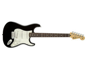 Fender Mex Standard Stratocaster Rosewood Fingerboard Electric Guitar - Black
