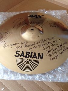 Mike Portnoy Signed Used Cymbal