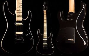 Suhr Modern Montego Black Metallic Electric Guitar - Roasted Maple