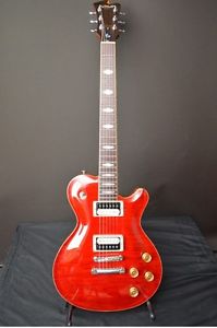 Fujigen Expert FL Red w/hard case Free shipping Guiter Bass From JAPAN #A2624