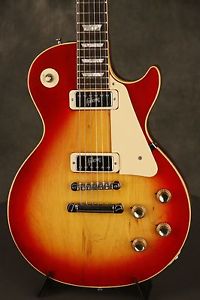 original 1972 Gibson LES PAUL DELUXE Cherry Sunburst w/embossed mini-humbuckers
