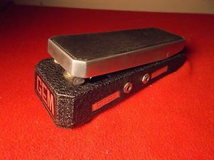 GEM Wah Pedal 1967 Italian Made by JEN, Like Vox Clyde McCoy. ORIGINAL RARE ICAR