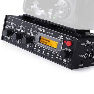 Fostex DC-R302 Portable SD Rekorder für DSLR-Kamera inkl. passend.Fostex Tasche