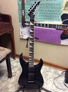 Jackson SLXFMG EMG Pickups and Flyd Rose Bridge in Transparent Black 2016 model