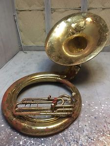 Complete Sousa/Sousaphone Overhaul. Satin, Bright Brass, Silver, Colored Finish
