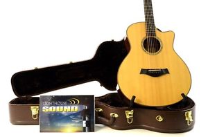 2009 Taylor GT6 Baritone Acoustic-Electric Guitar - Natural  w/ Hard Case