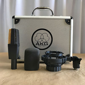 AKG C414 XLII Multi-Pattern Studio Condenser Microphone Mic MINT CONDITION