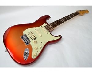Fender USA  American Deluxe Stratocaster N3 HSS Orange w/hard case #A2646
