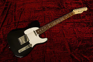 Fender American Standard Telecaster Black Electric Guitar with Hardshell Case