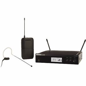 Shure BLX14R MX153-H10 Wireless Headset System 542-572 MHz Rack Mount Case NEW