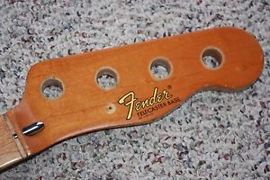 1972 1973 1974 Fender Telecaster bass neck maple 3-bolt