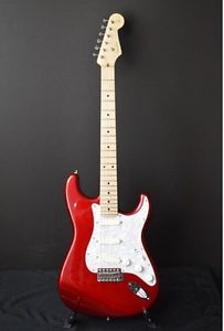Fender Japan ST62 with ST54LS Neck Red w/soft case F/S Guiter From JAPAN #A2592