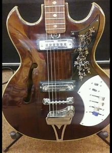 1960s teisco ep 90t vintage electric hollow body guitar no reserve