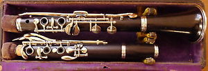 Vintage Bettoney Bb LP Albert System Wood Clarinet Overhauled