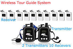 Wireless Tour Guide System For Simultaneous Translation Church,Coaching 2T10R