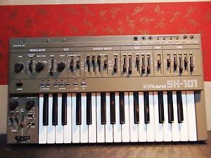 Vintage ROLAND SH-101 Analog Synthesizer perfect working sh101 CV FILTER MOD !