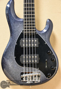 Ernie Ball Music Man Stingray 5 String Bass Starry Night Finish Roasted Neck