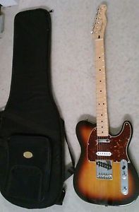 Fender Nashville Deluxe Telecaster Electric Guitar w/ padded Gigbag