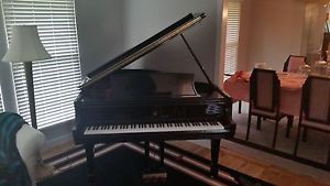 Stunning  Steinway & Sons Model L High Gloss Grand Piano Made In 1987