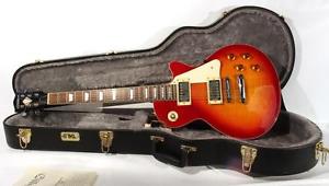 Dillion DL-650 Les Paul Guitar Cherry Sunburst Flame Maple RT Handed Hard Case