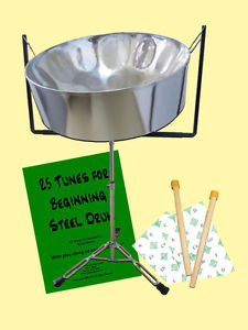 Chrome C Pan Starter Package - Pro Level Steel Pan