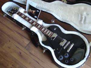 LEFTY GIBSON LES PAUL STUDIO TRADITIONAL BLACK 2013 COIL TAPS UNPLAYED