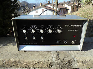 ULTRA RARE 1967 Sound City Studio 20 Tube Amp UK Made VGC!