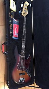 2015 Fender American Standard Jazz Electric Bass Guitar. Like New!
